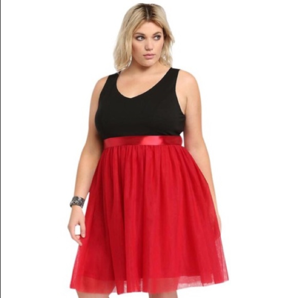 Torrid Red & Black dress